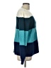 St. John's Bay Color Block Teal Pullover Sweater Size L - photo 4