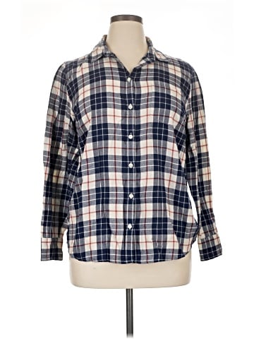 J.Crew Factory Store Long Sleeve Button-Down Shirt (view 1)