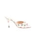 Manolo Blahnik Floral Ivory Sandals Size EU 39 - photo 1