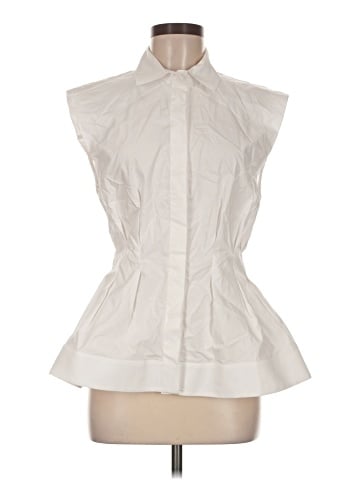 Zara Sleeveless Button-Down Shirt (view 1)