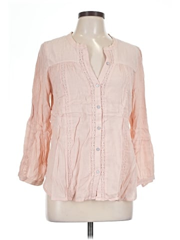 American Eagle Outfitters 3/4 Sleeve Blouse (view 1)