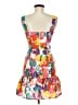 TCEC Tropical Orange Cocktail Dress Size M (estimated) - photo 2