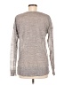 J Brand Metallic Gray Pullover Sweater Size M - photo 2