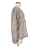 J Brand Metallic Gray Pullover Sweater Size M - photo 4