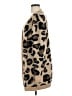 Aqua Animal Print Tan Cardigan Size M - photo 5