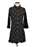 Marine Layer Black 3/4 Sleeve Button-Down Shirt Size S - photo 1