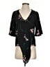 Lush Black 3/4 Sleeve Blouse Size S - photo 1