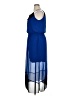 En Focus 100% Polyester Color Block Blue Cocktail Dress Size 16W - photo 5