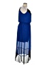 En Focus 100% Polyester Color Block Blue Cocktail Dress Size 16W - photo 4