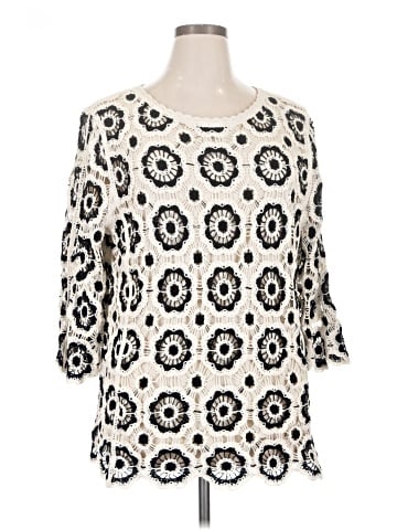 Adiva 3/4 Sleeve Blouse (view 1)