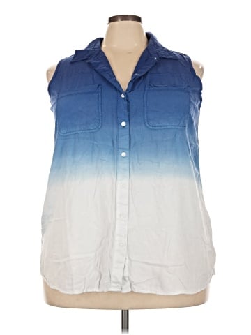 Caffé Marrakesh Sleeveless Button-Down Shirt (view 1)