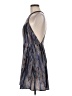 Ecote 100% Polyester Metallic Blue Cocktail Dress Size 6 - photo 5