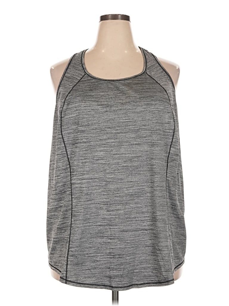 Pre-owned Tek Gear Active Tank Top In Gray