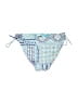 Sunsets Print Blue Swimsuit Bottoms Size L - photo 2