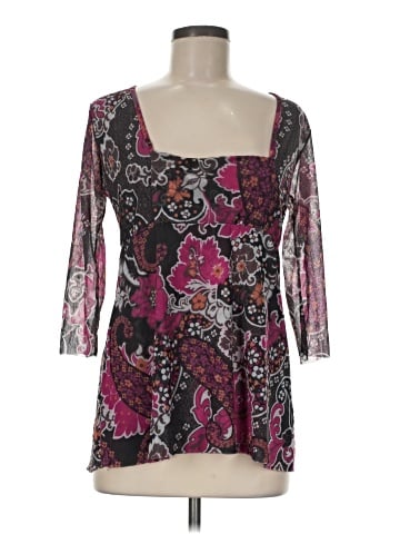 Sweet Pea by Stacy Frati 3/4 Sleeve Top (view 1)
