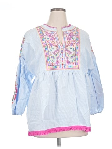Calessa 3/4 Sleeve Blouse (view 1)