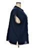 ELOQUII Blue Short Sleeve Blouse Size 22 Plus - photo 4