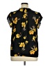 Daniel Rainn 100% Polyester Floral Black Short Sleeve Blouse Size XL - photo 2