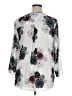 Daniel Rainn 100% Polyester Floral Silver 3/4 Sleeve Blouse Size XL - photo 2