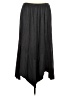 Fashion Bug Solid Black Casual Skirt Size 1X - photo 1