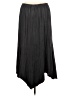 Fashion Bug Solid Black Casual Skirt Size 1X - photo 2