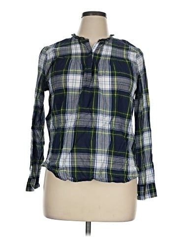 J.Crew Factory Store Long Sleeve Blouse (view 1)