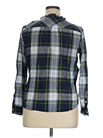J.Crew Factory Store Long Sleeve Blouse (view 2)