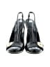 Tory Burch 100% Leather Black Heels Size 6 1/2 - photo 2
