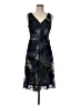 DKNY 100% Polyester Blue Cocktail Dress Size 8 - photo 1