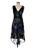 DKNY 100% Polyester Blue Cocktail Dress Size 8 - photo 2