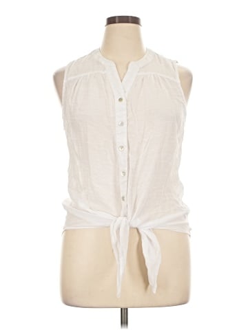 Zac & Rachel Sleeveless Button-Down Shirt (view 1)