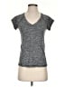 Ideology 100% Polyester Tweed Gray Active T-Shirt Size XS - photo 1