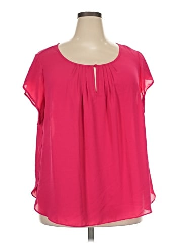 Roz & Ali Short Sleeve Blouse (view 1)