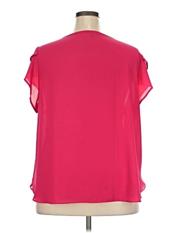 Roz & Ali Short Sleeve Blouse (view 2)