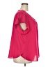 Roz & Ali 100% Polyester Pink Short Sleeve Blouse Size 3X - photo 4