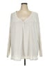 Torrid Ivory Long Sleeve Henley Size 4X Plus (4) - photo 1