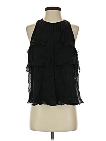 Haute Hippie Sleeveless Silk Top (view 1)