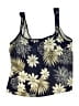 BALTEX Floral Blue Swimsuit Top Size 18 - photo 1
