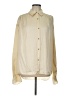 FRAME 100% Silk Solid Ivory Long Sleeve Silk Top Size L (estimated) - photo 1