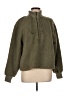 C&C California 100% Polyester Green Pullover Sweater Size L - photo 1