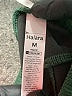 Halara 100% Polyester Chevron-herringbone Green Casual Pants Size M - photo 4