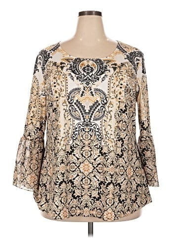 Style&Co 3/4 Sleeve T-Shirt (view 1)
