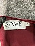 S/W/F Burgundy 3/4 Sleeve Blouse Size S - photo 7