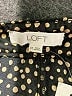 Ann Taylor LOFT 100% Polyester Polka Dots Gold Casual Pants Size M - photo 7