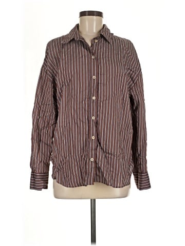 Zara Long Sleeve Button-Down Shirt (view 1)