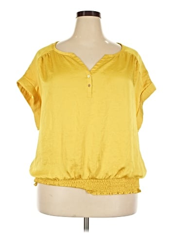 Alfani Short Sleeve Blouse (view 1)