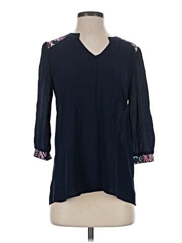 Pink Owl 3/4 Sleeve Blouse (view 1)