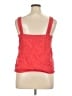Everlane 100% Linen Red Sleeveless Blouse Size 14 - photo 2