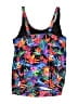 Yonique Tropical Black Swimsuit Top Size XL - photo 2