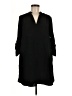 Lush Solid Black Casual Dress Size M - photo 1